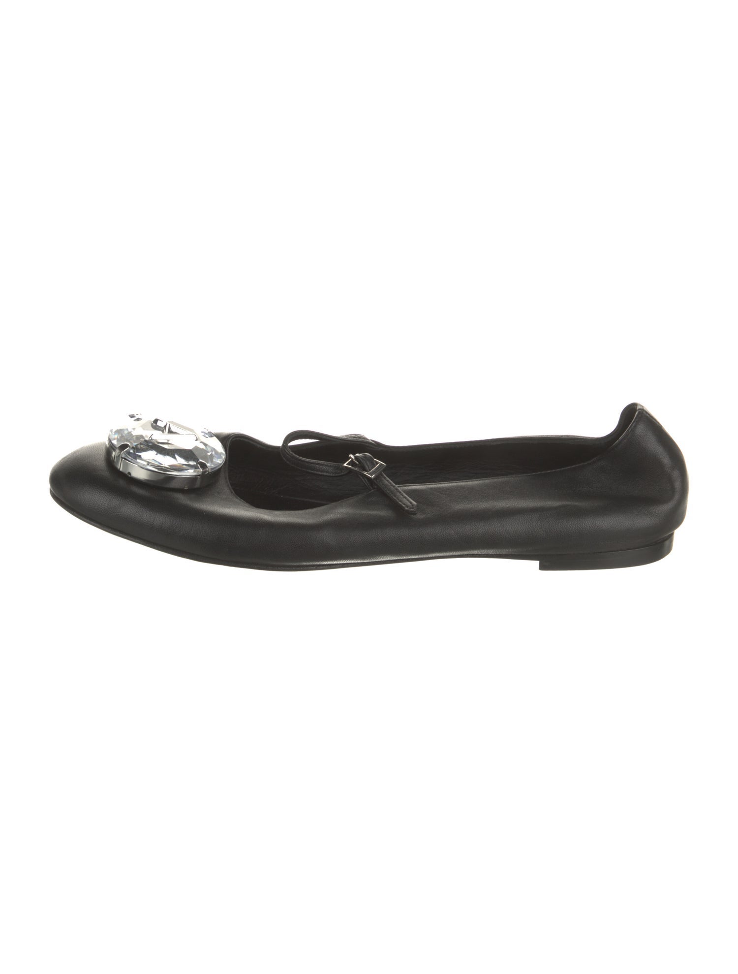 Area Leather Ballet Flats